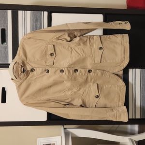 Ralph Lauren utility jacket, khaki, size 12